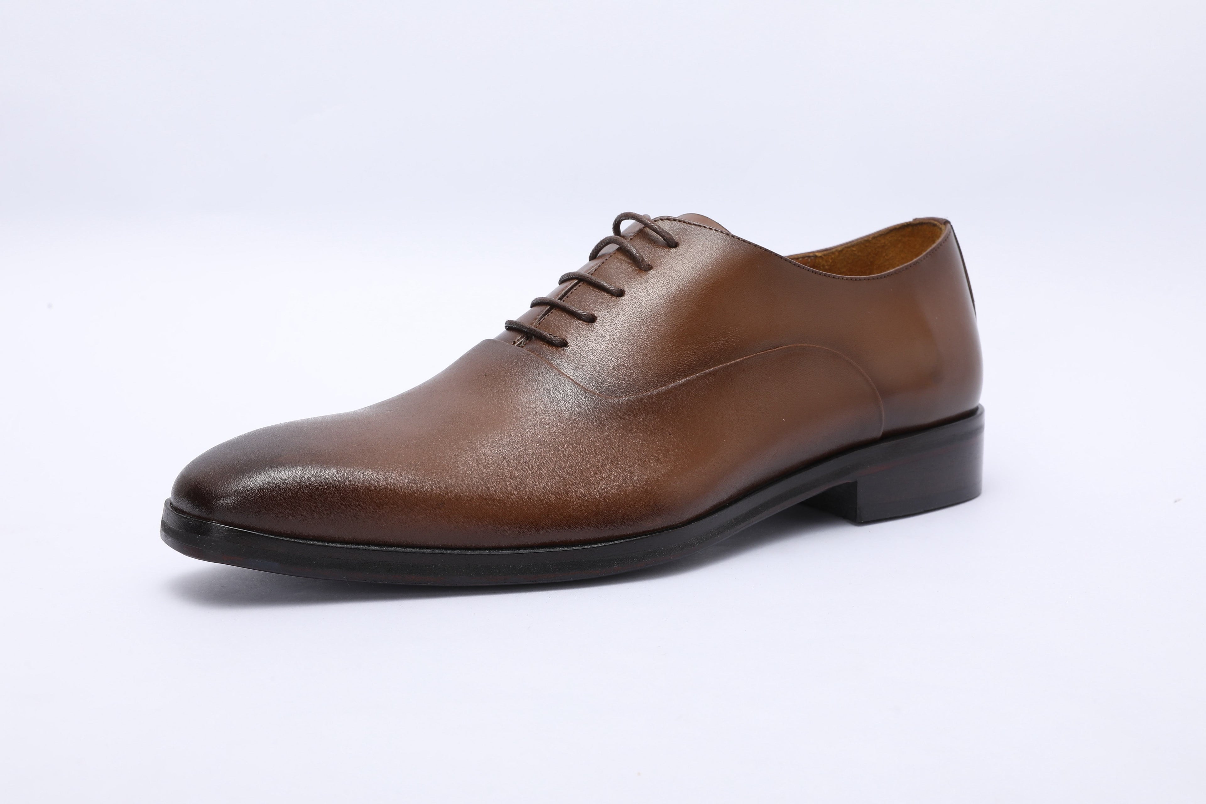 LEREN HERENSCHOENEN TABAC BRUIN