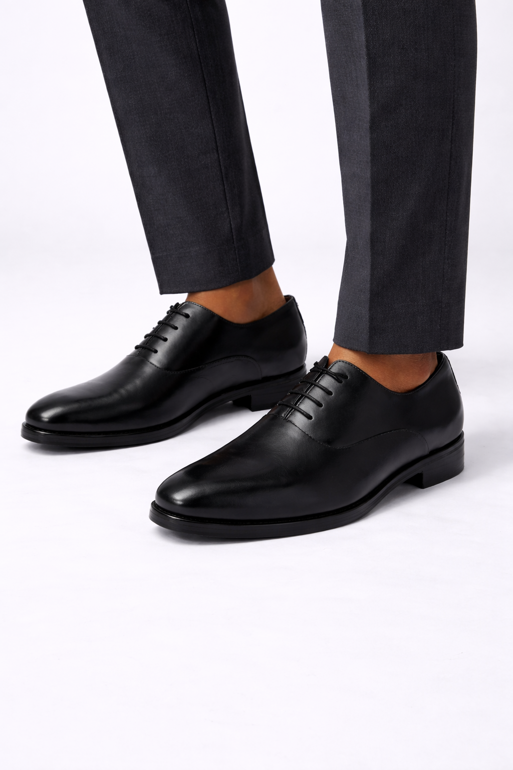 NETTE LEREN HERENSCHOENEN ZWART