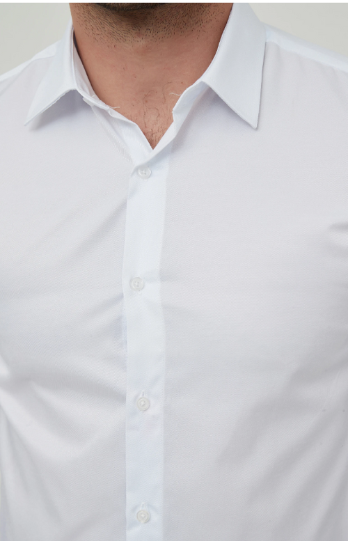 BASIC OVERHEMD SLIM-FIT WIT