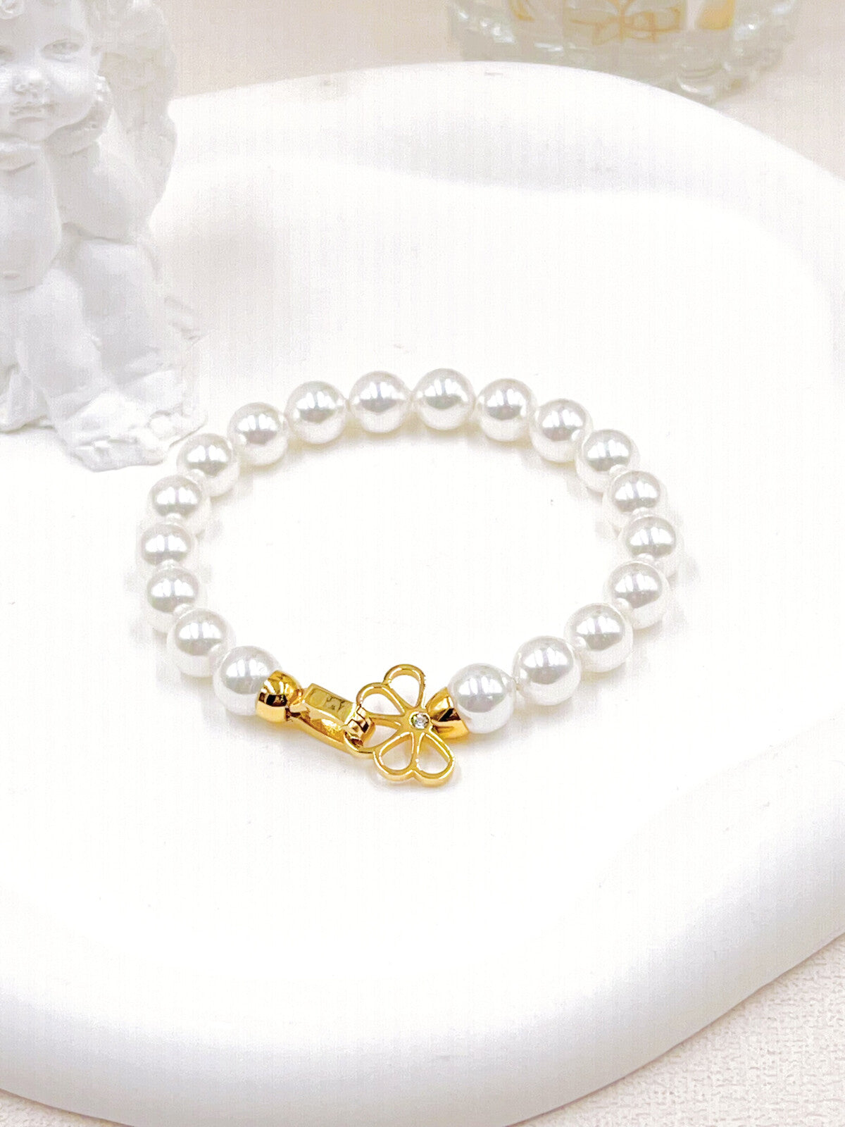 WITTE PAREL ARMBAND