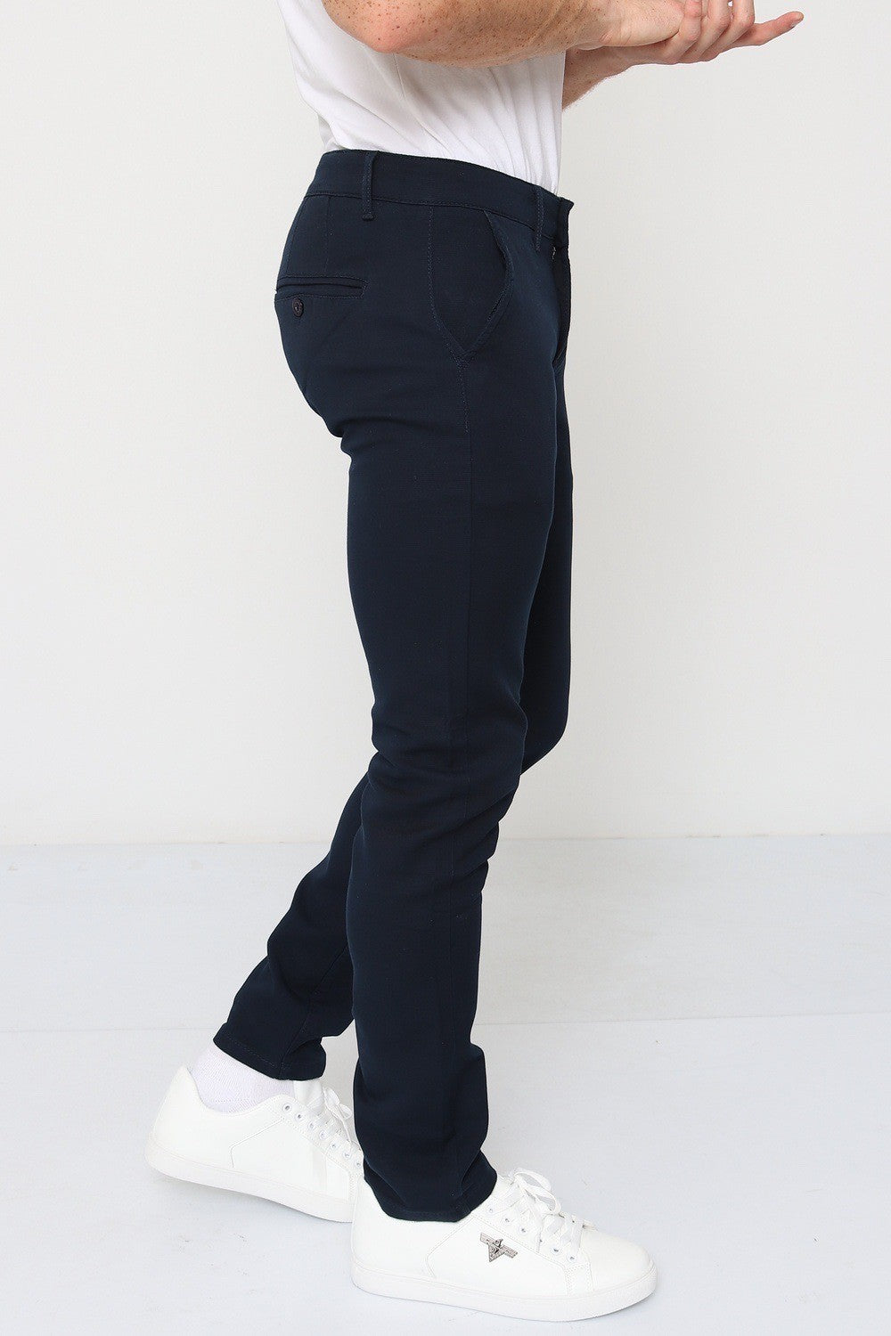 CHINO MARINEBLAUW SLIM-FIT