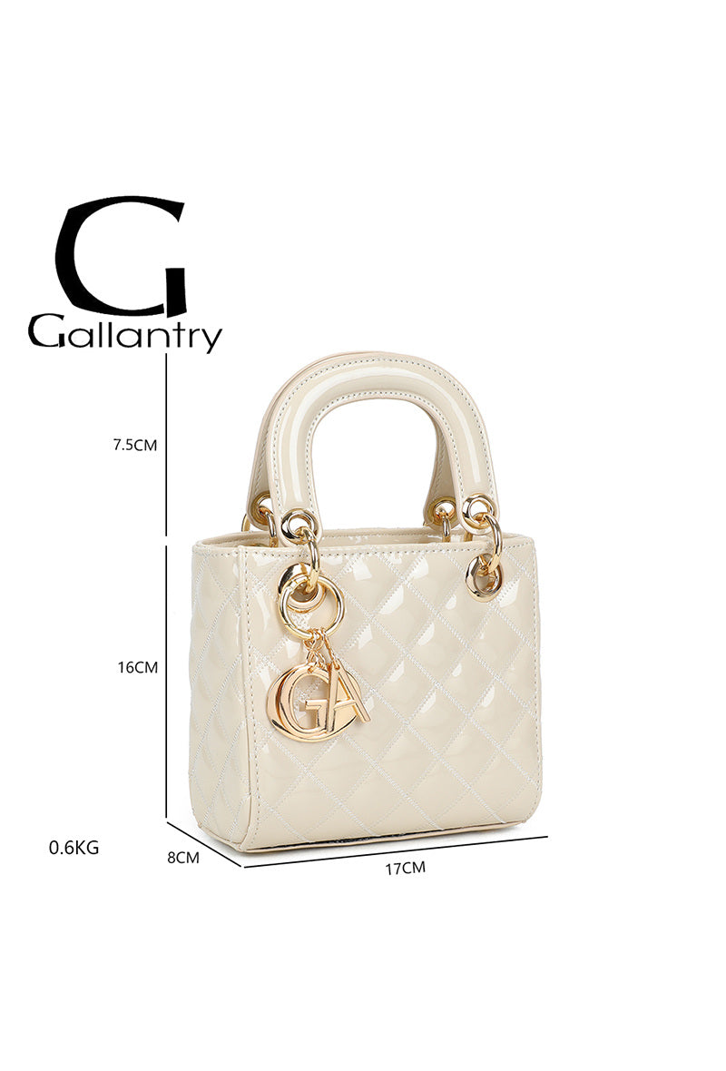 TAS BEIGE MINI GALLANTRY PARIS