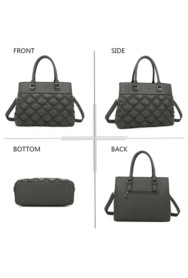 HANDTAS GRIJS GALLANTRY PARIS