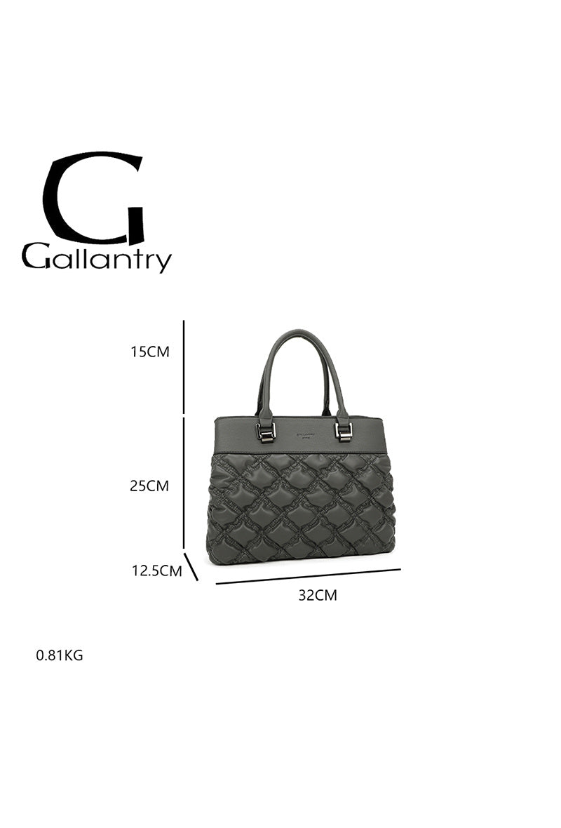 HANDTAS GRIJS GALLANTRY PARIS